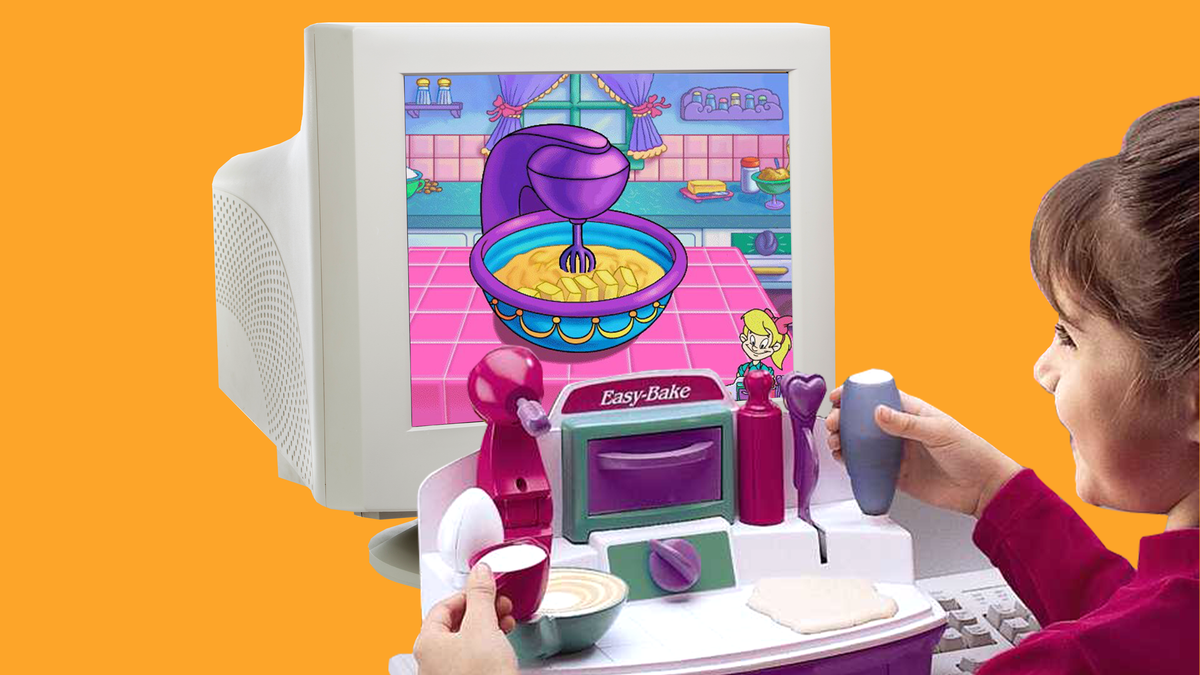 I Miss This Weird Easy-Bake Oven CD-ROM Playset
